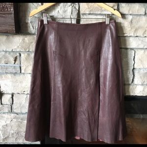 AllSaints leather skirt